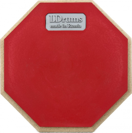 Тренировочный пэд 8", резина, красный, LDrums